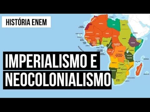 Thumbnail da aula: O IMPERIALISMO EUROPEU E O NEOCOLONIALISMO | Resumo de História Enem. Professor Dudu Volpato
