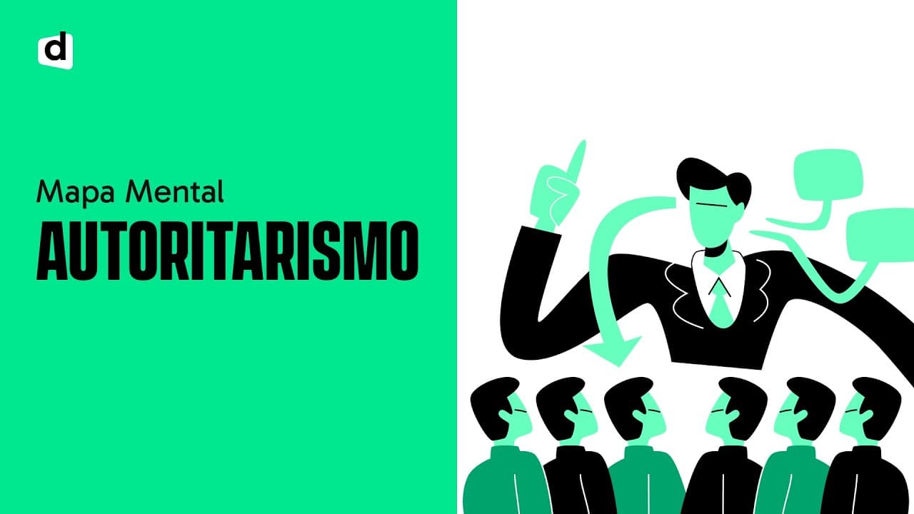 Thumbnail: AUTORITARISMO: ENTENDA TUDO! | QUER QUE DESENHE