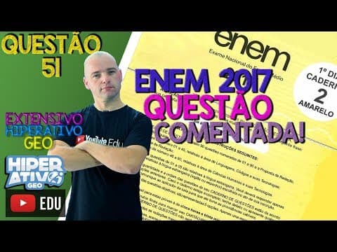 Thumbnail da aula: NEW DEAL - RESOLUÇÃO ENEM 2017 PROVA AMARELA QUESTÃO 51 | EXTENSIVO GEOGRAFIA ENEM | Hiperativo GEO