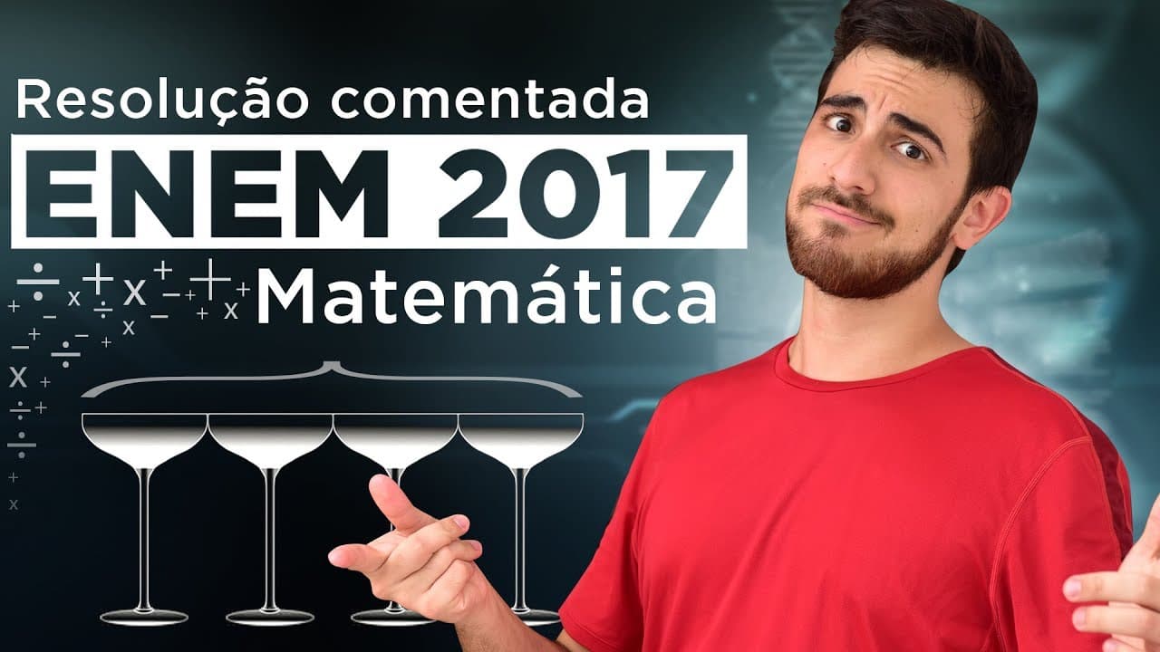 Thumbnail: Resolução do ENEM 2017 (Matemática) - Área da Bandeja | Questão 5/45
