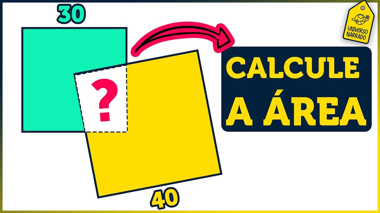 Thumbnail: 🤯 Como calcular a ÁREA sobreposta | Matemática: Geometria