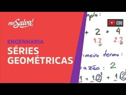 Thumbnail da aula: Me Salva! SER02 - Séries Geométricas