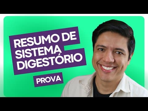 Thumbnail da aula: RESUMO DE SISTEMA DIGESTÓRIO - RESUMO PARA PROVA - Prof. Kennedy Ramos