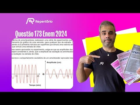 Thumbnail da aula: [ENEM 2024] Questão 173: Projetistas de uma fábrica de amortecedores...