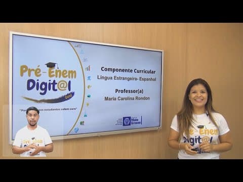Thumbnail da aula: Espanhol - Leitura e Interpretação de Texto no Enem