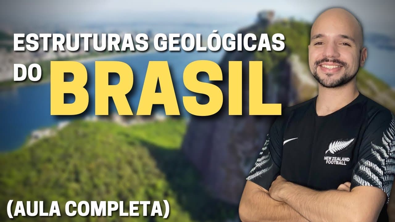 Thumbnail: Estrutura geológica do Brasil (Aula completa) | Ricardo Marcílio