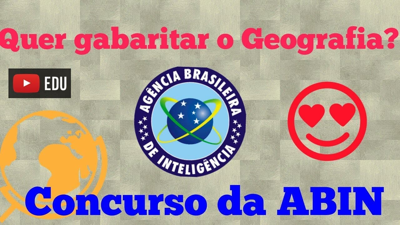 Thumbnail: Geografia para o concurso da ABIN - Aula 1🔥 #gabaritaGeo