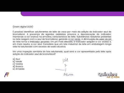 Thumbnail da aula: ENEM DIGITAL 2020 - CINÉTICA QUÍMICA, EQUILÍBRIO E GASES | É possível identificar adulterantes...