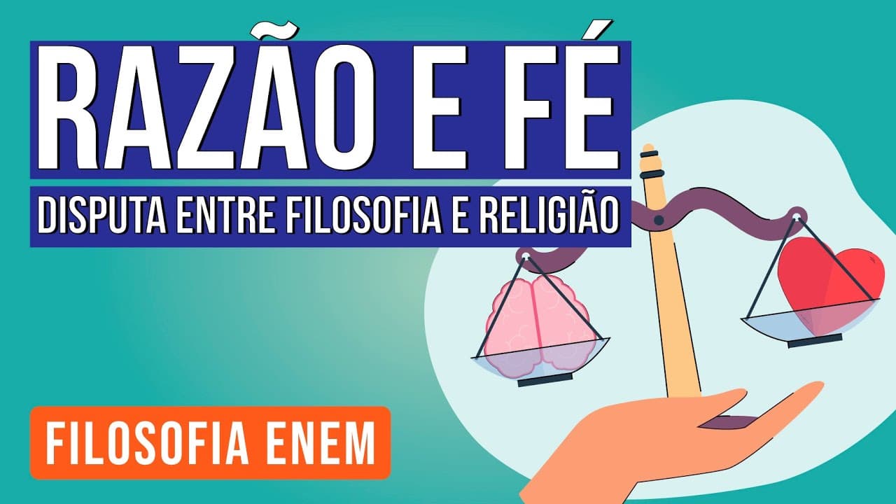 Thumbnail: RAZÃO E FÉ: disputa entre filosofia e religião | Filosofia para o Enem | Ernani Júnior da Silva
