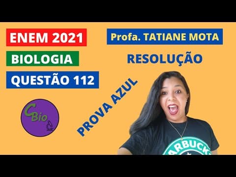Thumbnail da aula: ✅[ENEM 2021] # BIOLOGIA # QUESTÃO 112 – BIOTECNOLOGIA - Os búfalos são animais considerados rústicos