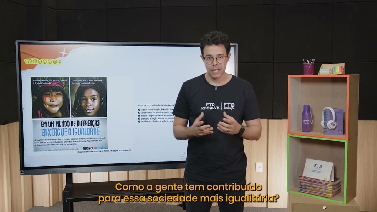 Thumbnail: Enem 2025 - Nesse cartaz, a utilização de frases