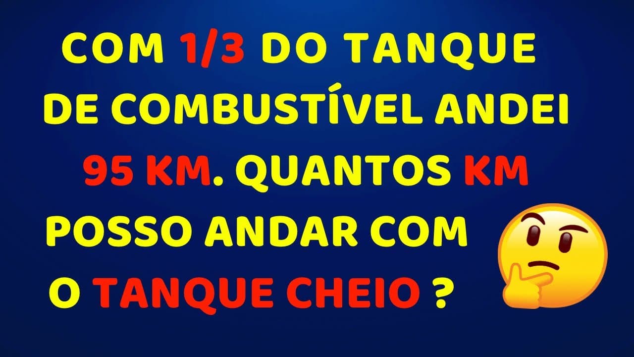 Thumbnail: 🤔 VOCÊ SABE QUANTOS KM??? VOU TE ENSINAR AGORA!!!