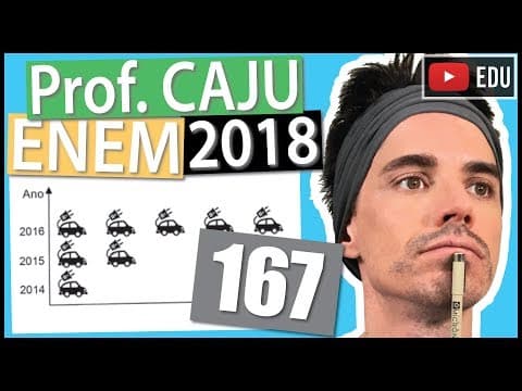 Thumbnail da aula: [ENEM 2018] 167 📓 MÉDIA ARITMÉTICA De acordo com um relatório recente da Agência Internacional de
