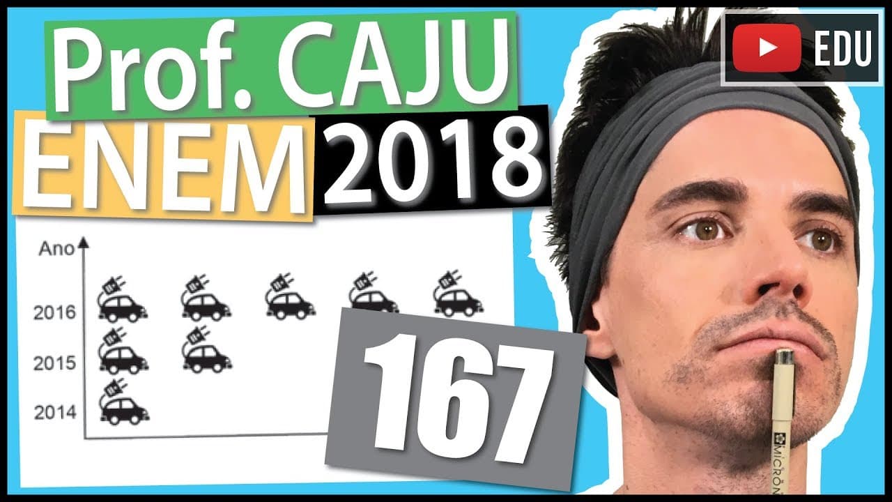 Thumbnail: [ENEM 2018] 167 📓 MÉDIA ARITMÉTICA De acordo com um relatório recente da Agência Internacional de
