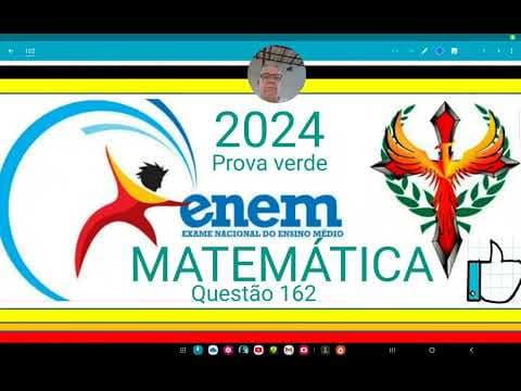 Thumbnail da aula: ENEM 2024 MATEMÁTICA questão 162,A umidade relativa do ar é um dos indicadores utilizados na meteoro