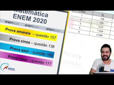 Thumbnail da aula: ENEM 2020 | Questão 157 (prova amarela) | Enquanto um ser está vivo, a quantidade de carbono [...]
