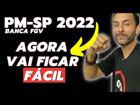 Thumbnail da aula: Qual a melhor ESTRATÉGIA para o concurso de Soldado PM SP 2022?
