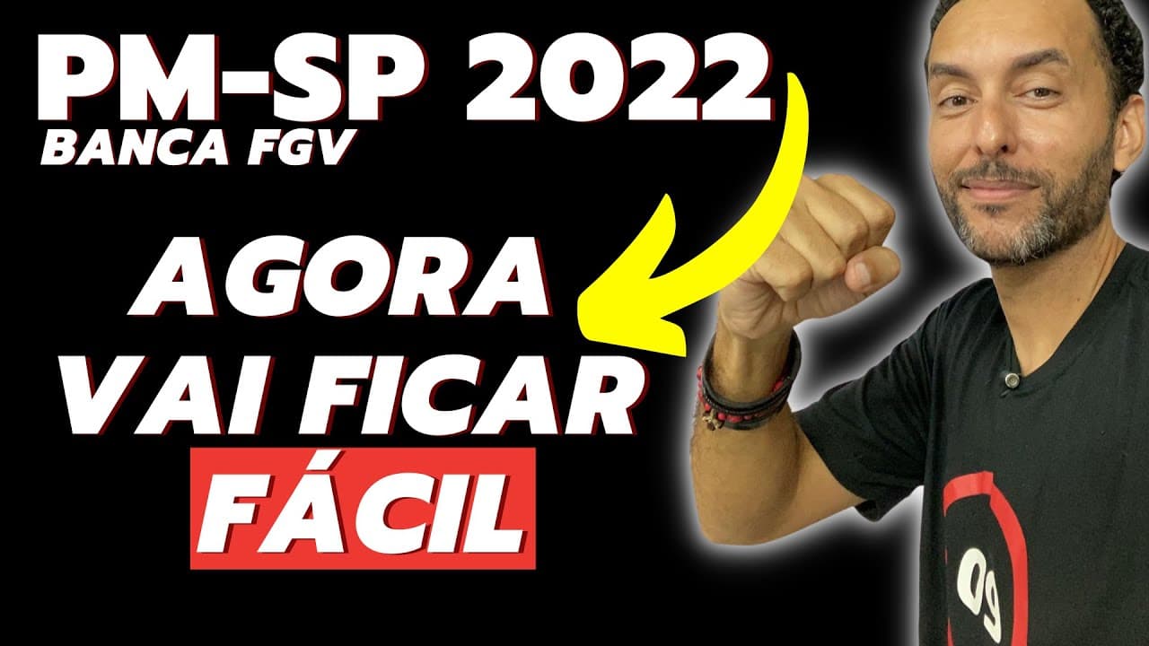 Thumbnail: Qual a melhor ESTRATÉGIA para o concurso de Soldado PM SP 2022?