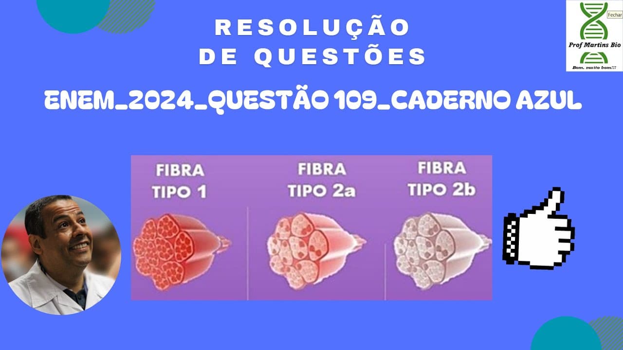 Thumbnail: ENEM 2024_QUESTÃO 109_CADERNO AZUL