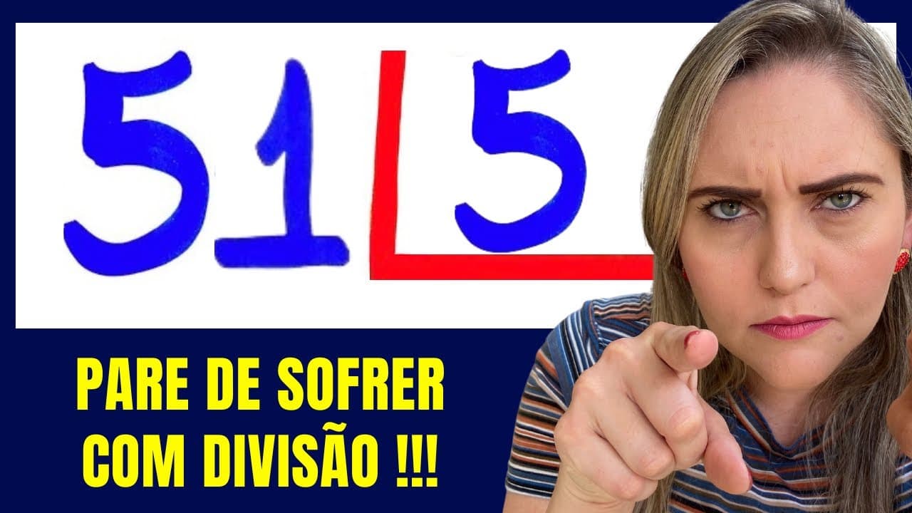 Thumbnail: 🤯🤯NUNCA MAIS ERRE DIVISÃO !!! Matemática básica todo dia.📚🚀