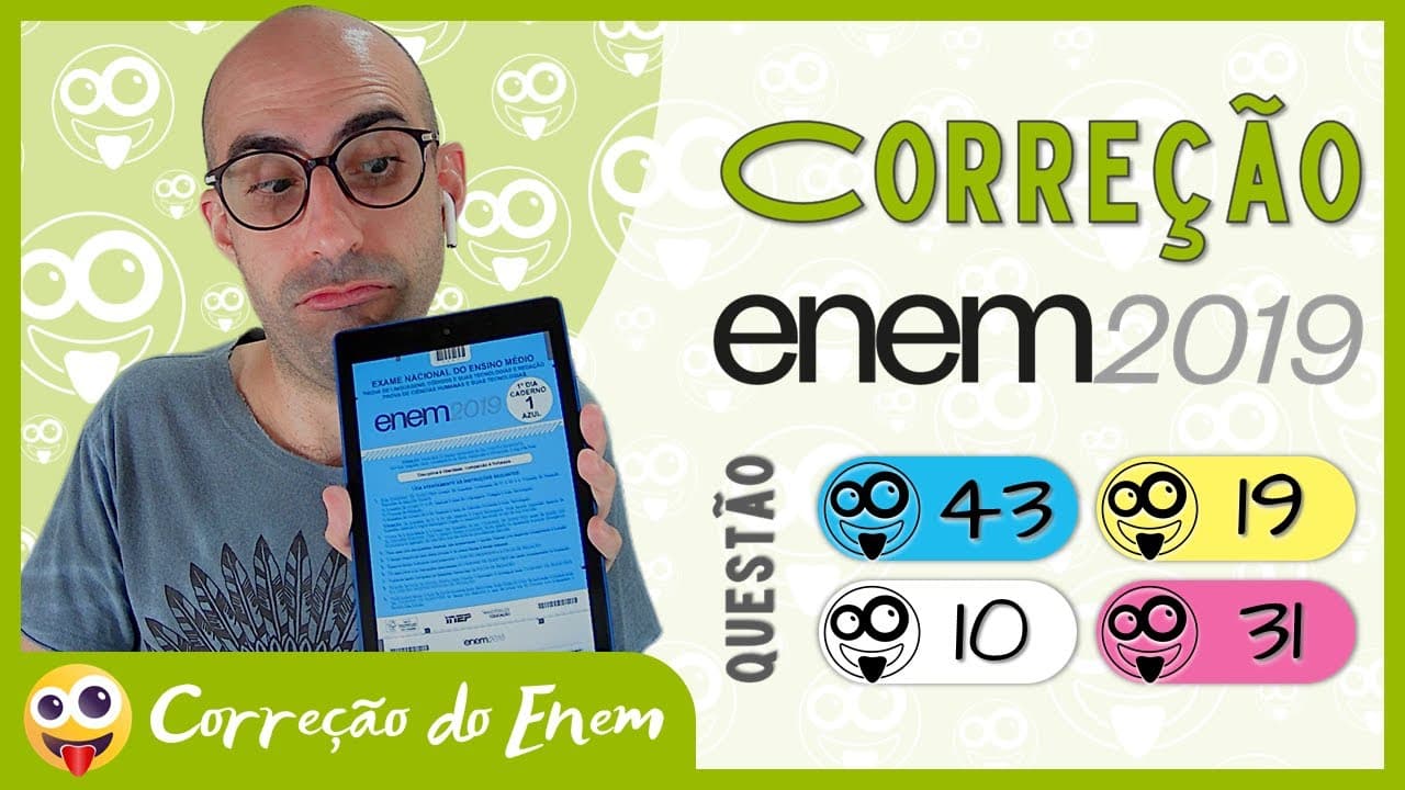 Thumbnail: [CORREÇÃO DO ENEM] Questão 43 - Enem 2019 - Prova azul ▷ Carta de jogo: Marcelo Gleiser