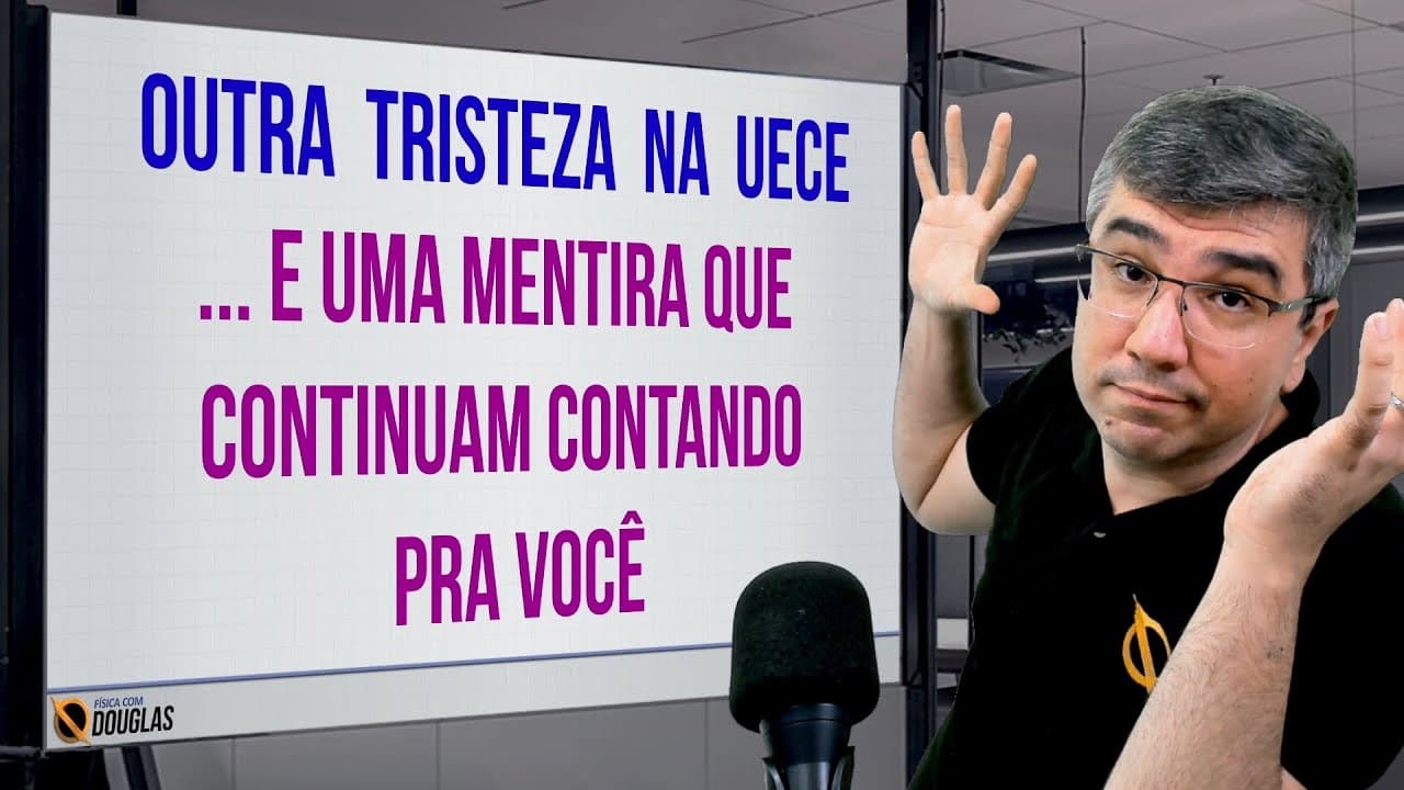 Thumbnail: ANDAM TE ENGANANDO! OLHA ESTA: PARA ANULAR Questão 43 UECE 2023.2