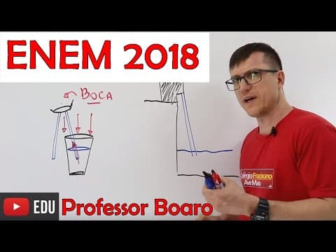 Thumbnail da aula: PRESSÃO ATMOSFÉRICA - ENEM 2018 FÍSICA MECÂNICA - QUESTÃO 134 Prova Azul