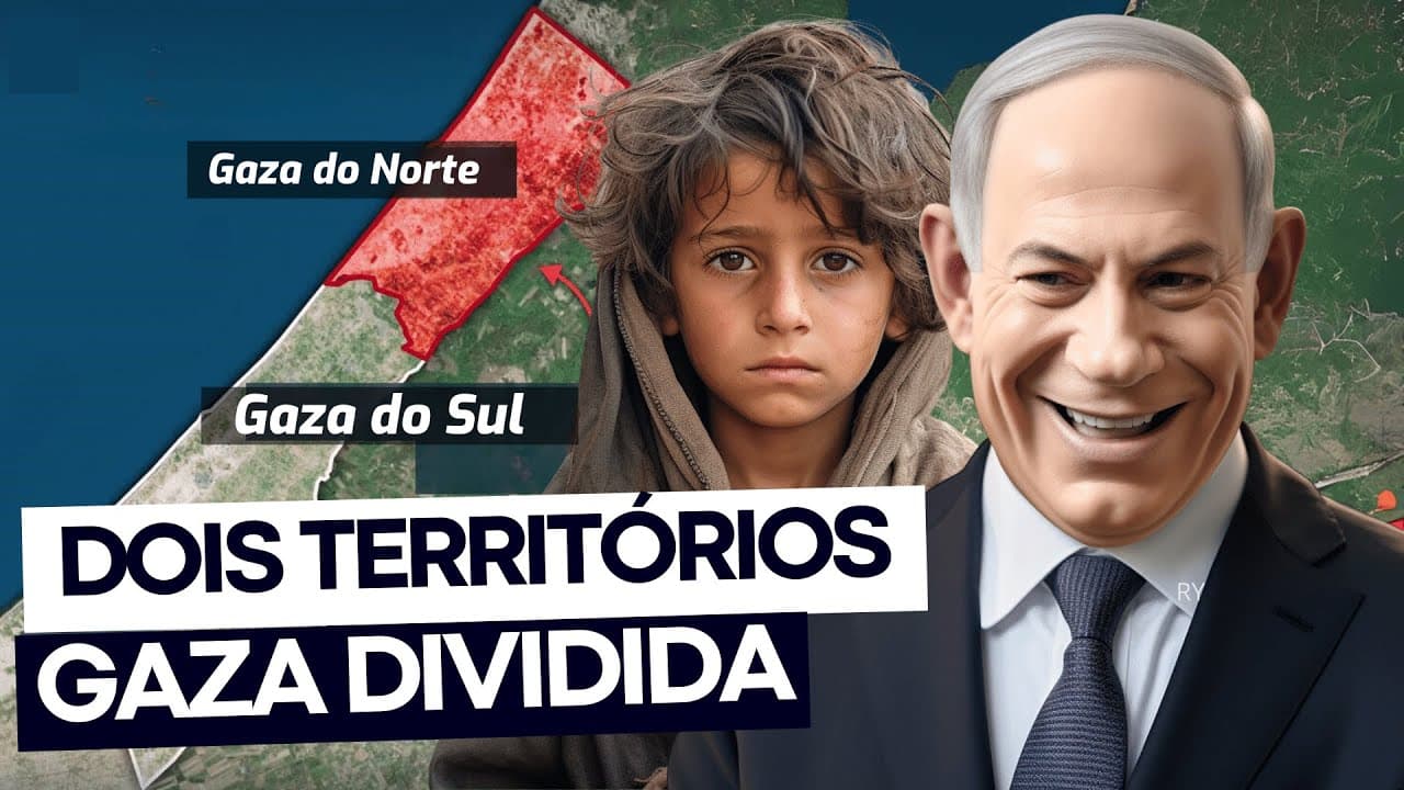 Thumbnail: ISRAEL vai DIVIDIR para DOMINAR a Faixa de GAZA | Geopítica |