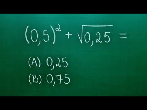 Thumbnail da aula: EXPRESSÃO COM POTENCIA E RAIZ - Professora Angela Matemática