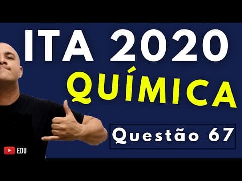 Thumbnail da aula: ITA 2020 - Questão 67 - QUÍMICA - 1ª Fase - Tema: OXIRREDUÇÃO DE COMPOSTOS ORGÂNICOS
