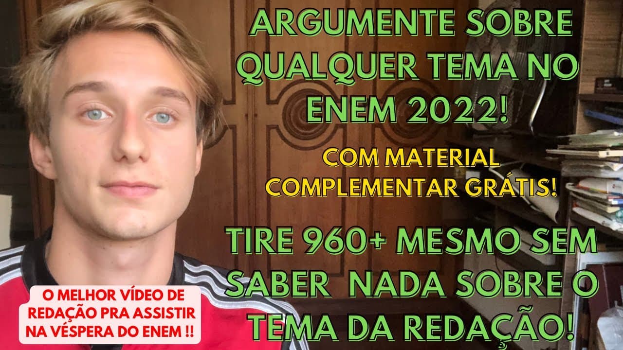 Thumbnail: A MELHOR TÉCNICA PARA REDAÇÃO DO ENEM (COMPROVADA)