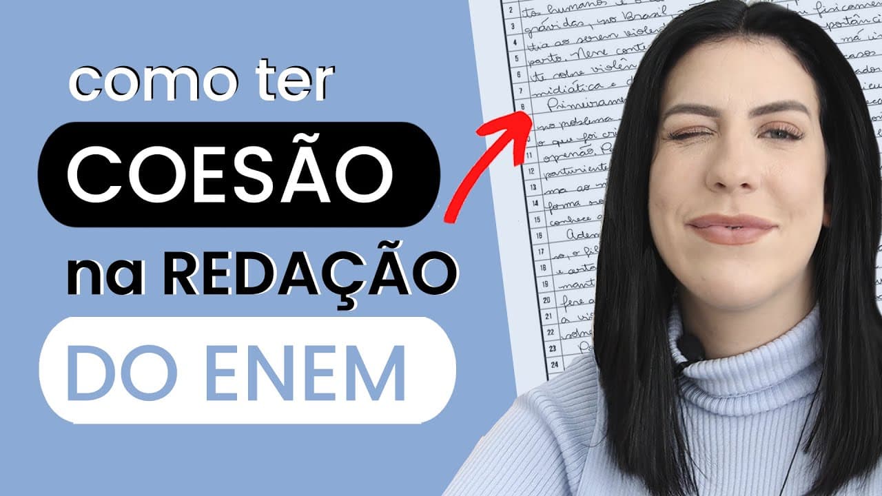Thumbnail: Como deixar sua redação ENEM coesa?