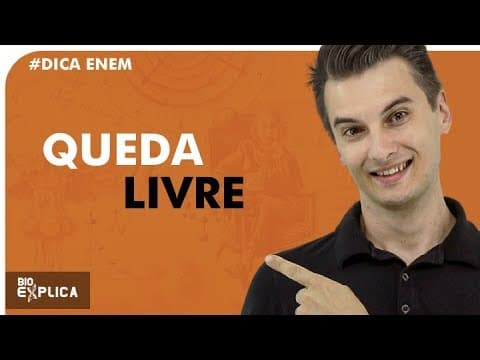 Thumbnail da aula: LANÇAMENTO VERTICAL NO VÁCUO - QUEDA LIVRE - DICA ENEM - Prof Rafa I Bioexplica
