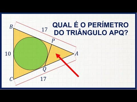 Thumbnail da aula: 💟 Perímetro de Triângulo - A Matemática é LINDA! #1 💟