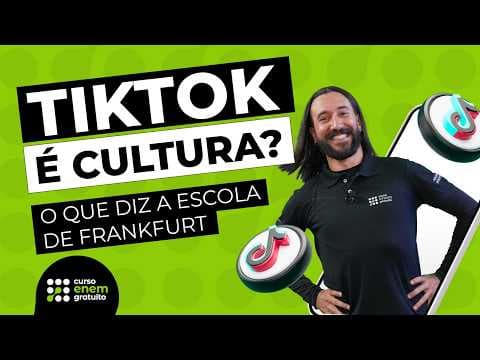 Thumbnail da aula: TIKTOK É CULTURA? O QUE DIZ A ESCOLA DE FRANKFURT | Filosofia para o Enem | Ernani Silva