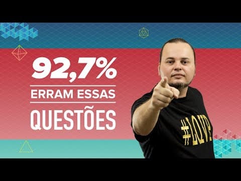 Thumbnail da aula: 92,7% dos estudantes se confundem nestas questões | Casos particulares de Velocidade Média