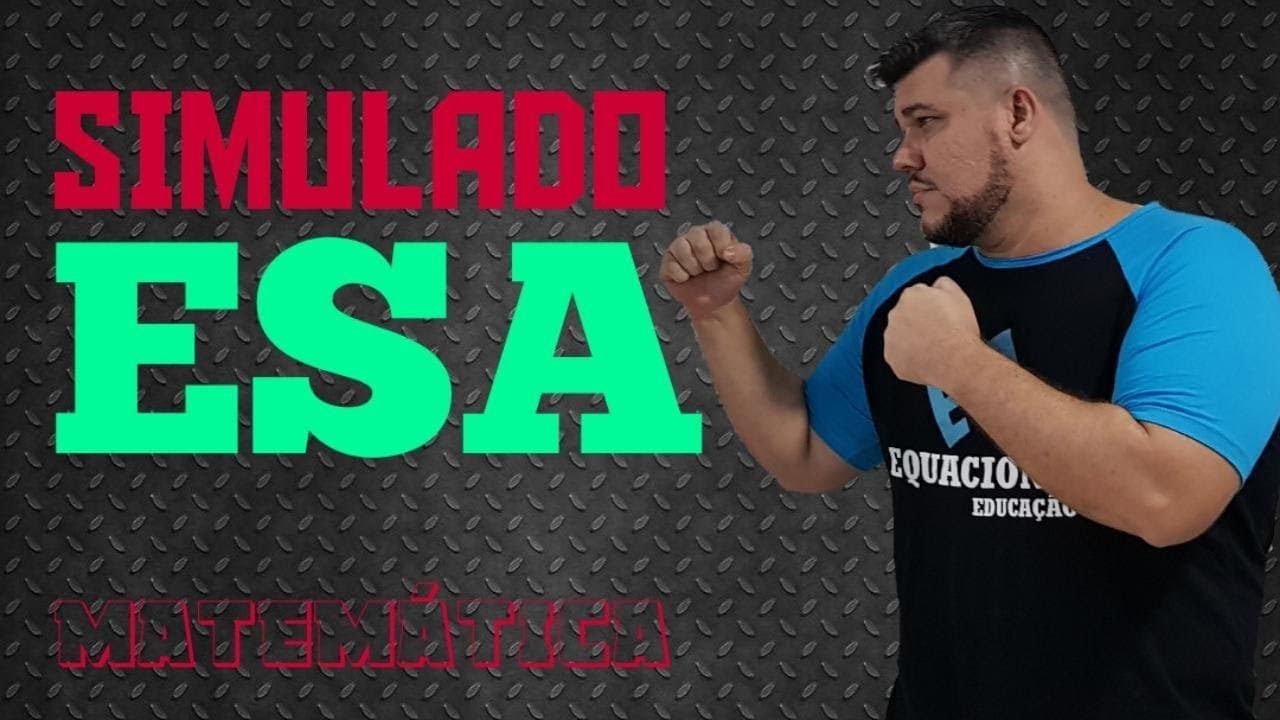 Thumbnail: 🔰 Reta Final ESA🔰 SIMULADO MATEMÁTICA #4