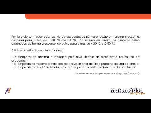 Thumbnail da aula: ENEM 2017 - CONJUNTOS E INTRODUÇÃO ÀS FUNÇÕES | Neste modelo de termômetro, os filetes na cor...