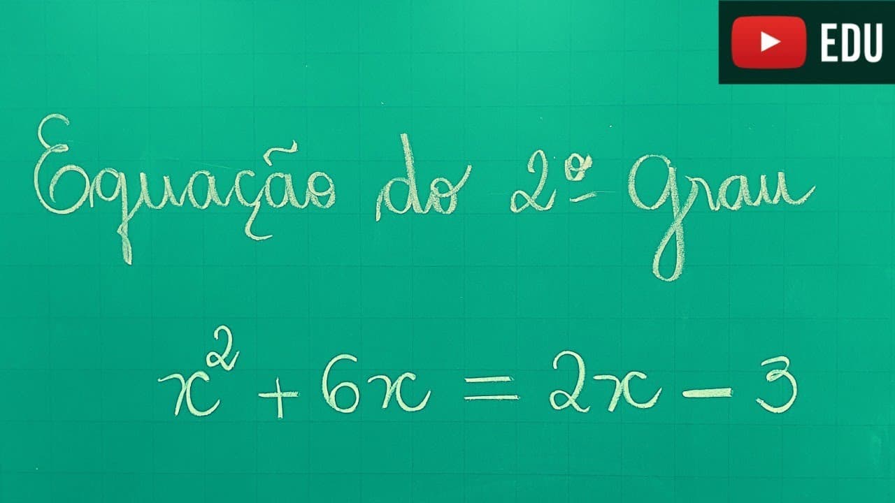 Thumbnail: Equação do 2º Grau Completa - Fórmula de Bhaskara - Professora Angela Matemática
