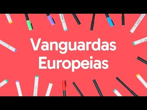Thumbnail da aula: VANGUARDAS EUROPEIAS | QUER QUE DESENHE | DESCOMPLICA