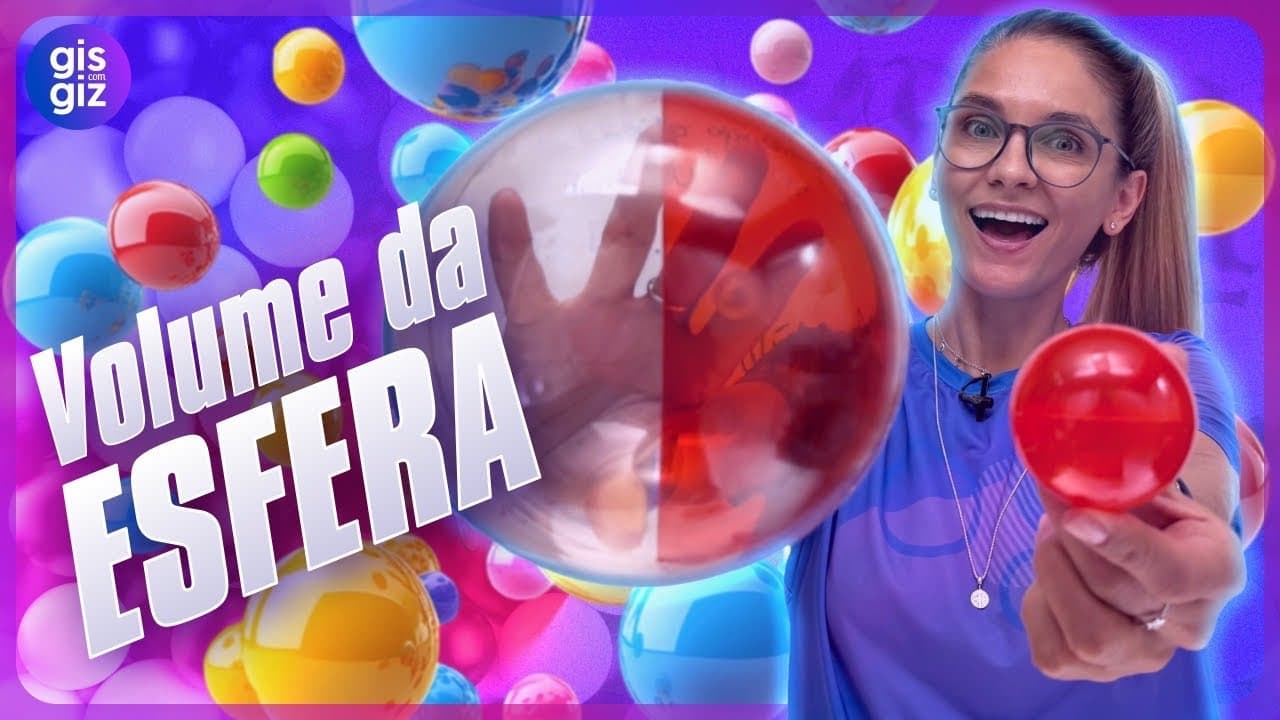 Thumbnail: ESFERA - VOLUME DA ESFERA E SUPERFÍCIE DA ESFERA  | Definição, formulas e exercícios