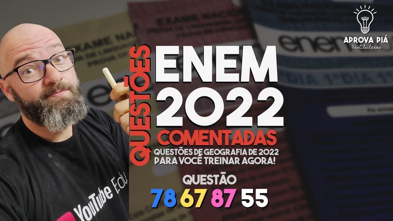 Thumbnail: Enem 2022 Geografia - Questão 78 Prova Azul