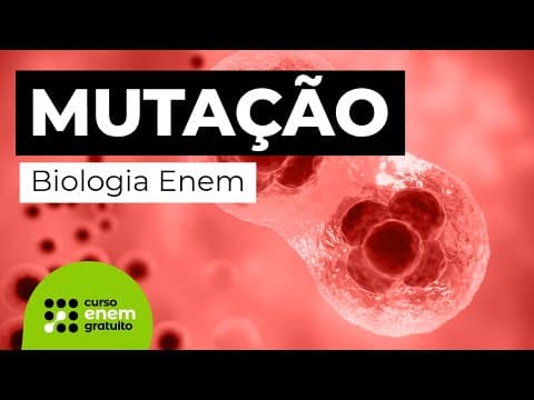 Thumbnail da aula: MUTAÇÃO | Biologia para o Enem | Cláudia de Souza Aguiar