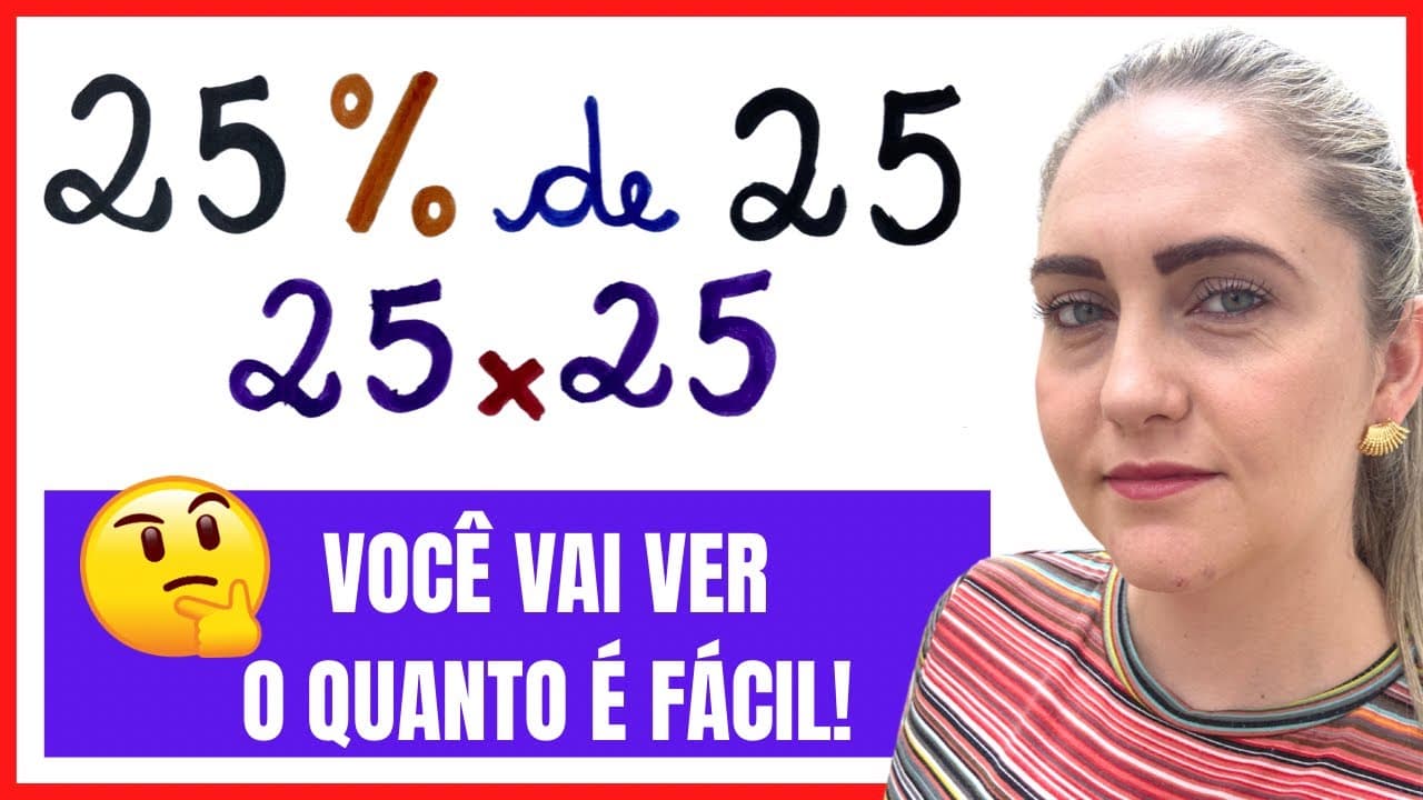 Thumbnail: PORCENTAGEM % !!! Quando o macete não funciona.