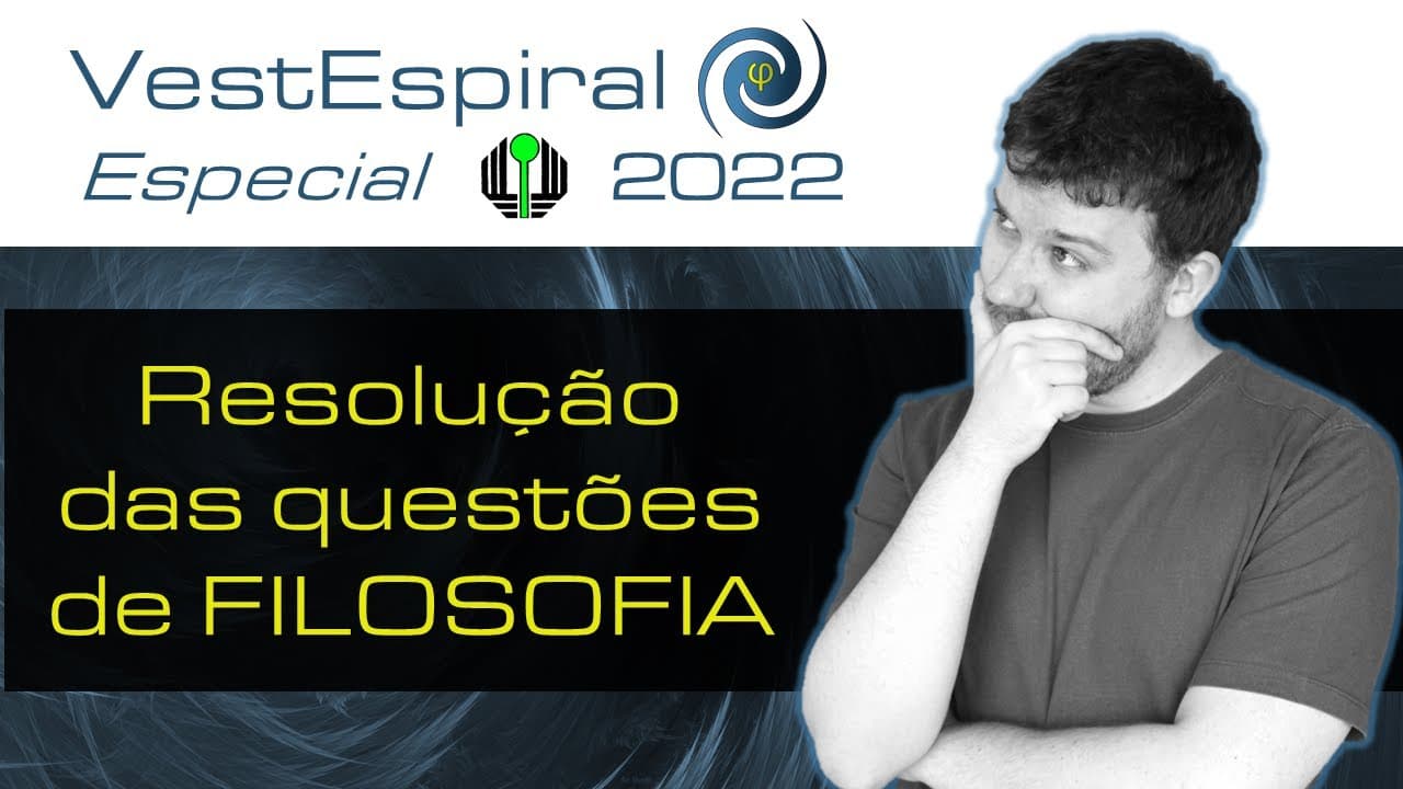 Thumbnail: VestEspiral especial UEL 2022 | Comentários e resolução das questões de Filosofia