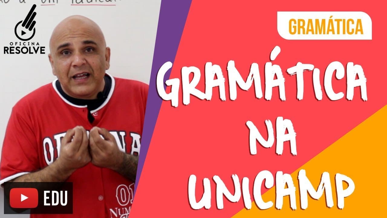 Thumbnail: Gramática no vestibular: Exercício da UNICAMP.