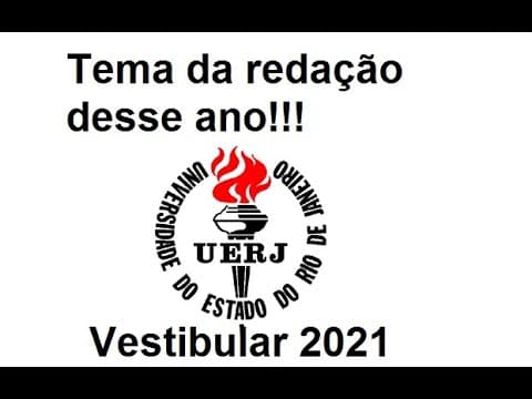 Thumbnail da aula: Tema da Redação do Vestibular da UERJ 2021 | Livro 1984 | Prof. Bomfim