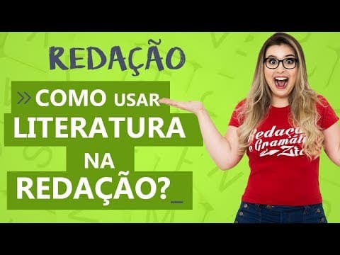 Thumbnail da aula: LITERATURA NA REDAÇÃO: AUMENTE SUA NOTA - Profa. Pamba