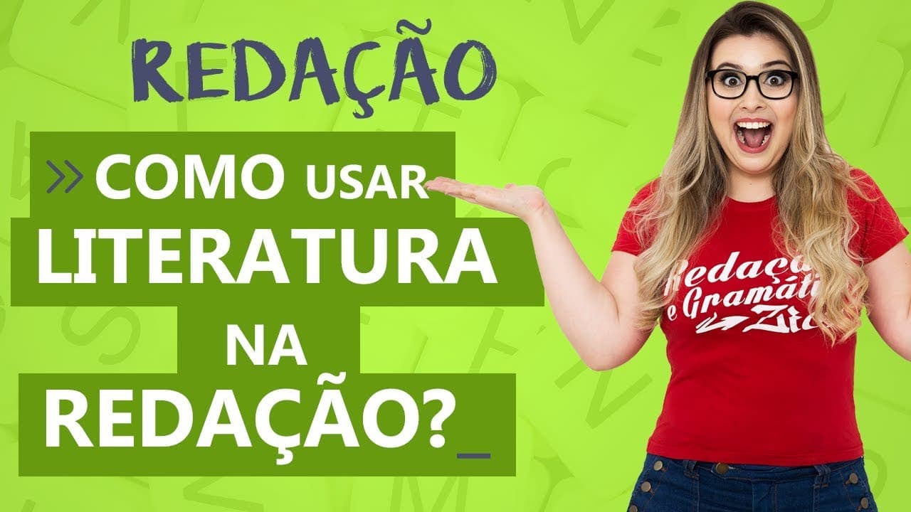 Thumbnail: LITERATURA NA REDAÇÃO: AUMENTE SUA NOTA - Profa. Pamba