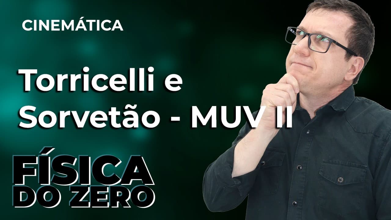 Thumbnail: MOVIMENTO UNIFORMEMENTE VARIADO - Parte 2 | CINEMÁTICA - Aula 5 FÍSICA DO ZERO | Professor Boaro